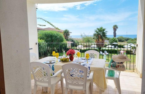 Capo Rizzuto Apartment | Scenic Barko Apartments Le Castella with Ocean View Terrace
