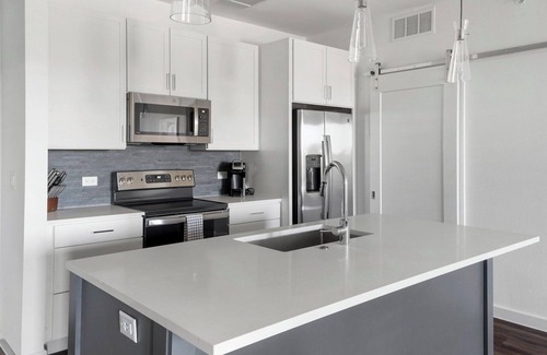 Austin Apartment | Barsala l Tranquil 1BD: Poolside Luxury, Smart Home Features