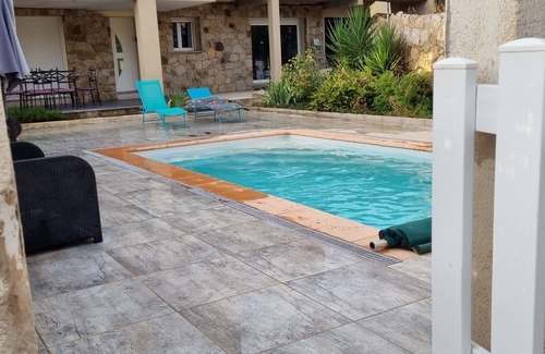 Marine de Saint Ambroggio Villa | Spacious 3-Bedroom House with Ocean View and Private Pool