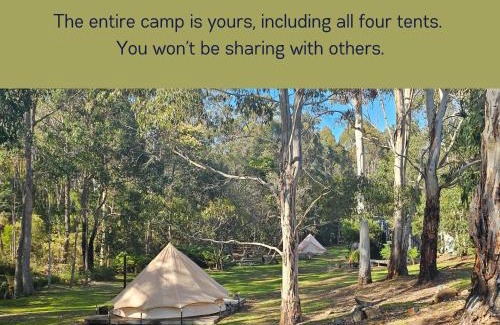Alonnah Other | Inviting Base Glamp Bruny - Heated Tents for Families