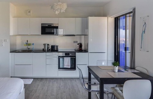 Neudorf Ouest Apartment | Experience Bassin d'Austerlitz: Studio with Terrace Access