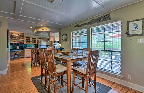 Long Mott House | Riverfront Tivoli Retreat with Bay Access & Dock Amenities