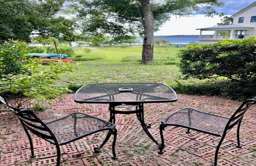 Bay VIew Addition House | Bay Front Home with Private Beach in Historic District