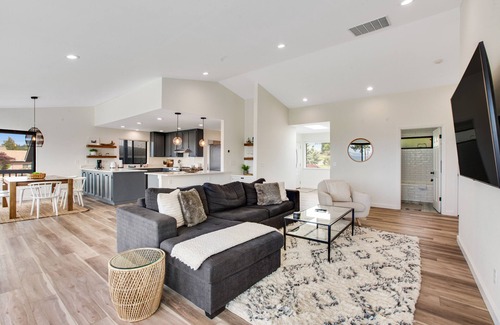 Coupeville House | Bay View Retreat with Private Hot Tub & Ocean Views