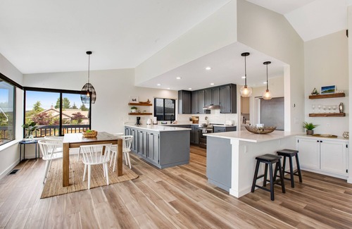 Coupeville House | Bay View Retreat with Private Hot Tub & Ocean Views