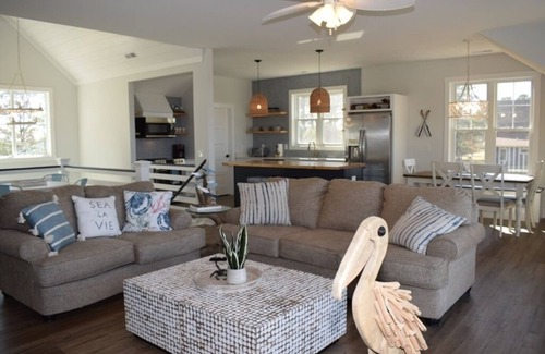 Chincoteague House | Waterfront Bay View: Relax by the Dock and Enjoy Sunsets