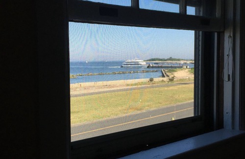 Fort Hancock House | Scenic Bayfront Home with Ocean Views Near Sandy Hook