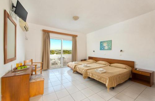 Petaloudes Apartment | Beachfront Bliss at Bayside Hotel Katsaras - 4 Star Stay