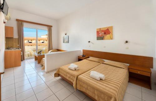 Petaloudes Apartment | Beachfront Bliss at Bayside Hotel Katsaras - 4 Star Stay