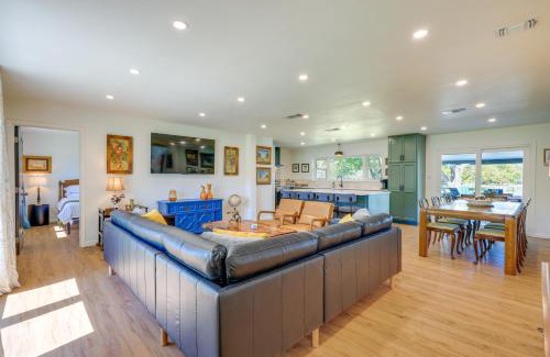 Johnson City House | Stylish Johnson City Home with Yard and Fire Pit for Families