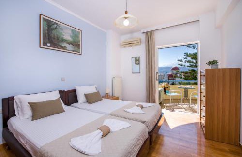 Nea Chora Apartment | Discover Be Crete - Vista Lazareta with Oceanfront Views