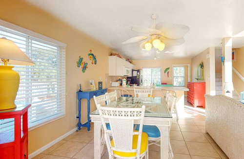 Plantation House | Beach Across the Street! Dog-Friendly Home w/Private Pool, AC, WiFi & Games!