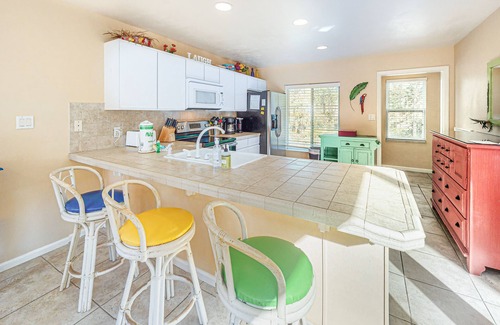 Plantation House | Beach Across the Street! Dog-Friendly Home w/Private Pool, AC, WiFi & Games!