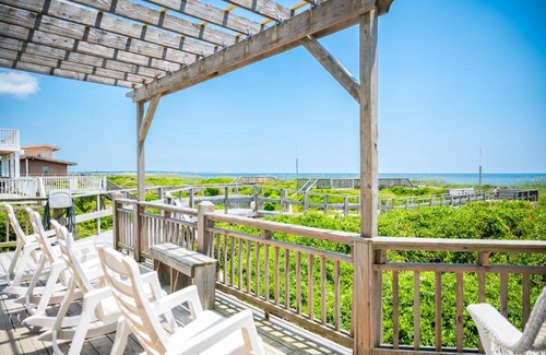 Caswell Beach House | Oceanfront Retreat at Beach Buzz by Oak Island Accommodations