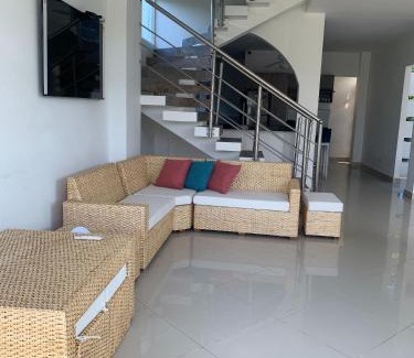 Santa Veronica House | Relaxing Beach Hut Retreat Near Barranquilla with Pool