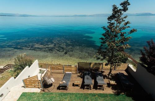 Agia Pelagia Chlomou Villa | Beach Front Villa Litore: Ocean View with Private Beach