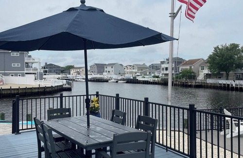 Manahawkin House | Waterfront Oasis at Beach Haven West with Heated Pool