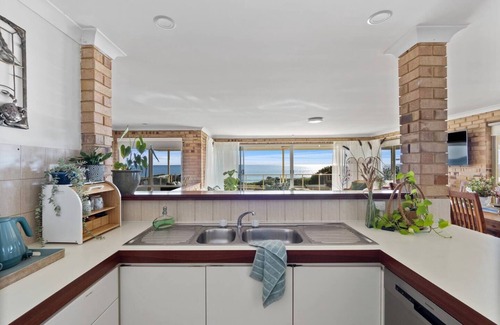 Halls Head House | Beach Home: Breathtaking Views, Private Yard & Pet Friendly
