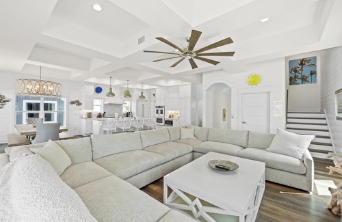 Port St. Joe House | Beach House - Sailfish: Beachfront Escape with Pool & Spa