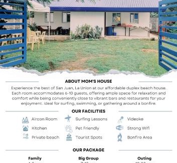 Bacnotan House | Beach House Getaway in San Juan with Private Beach Access
