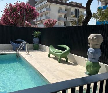 Jesolo Apartment | Beach Palace: Private Beach & Pool with Excellent Reviews