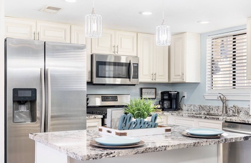 Panama City Beach House | Beach Getaway: 2 Bed Home with Pools & Golf Cart Access
