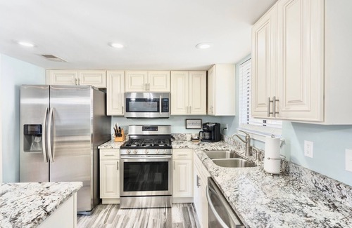 Panama City Beach House | Beach Getaway: 2 Bed Home with Pools & Golf Cart Access