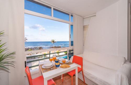 Punta del Hidalgo Apartment | Oceanfront Retreat with Breathtaking Beach Views