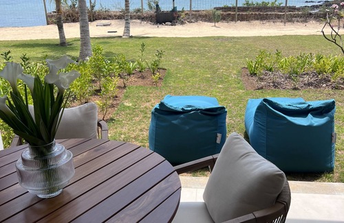 Grand Gaube Apartment | Beachfront 2-Bedroom Retreat with Pool and Spa in Grand Gaube