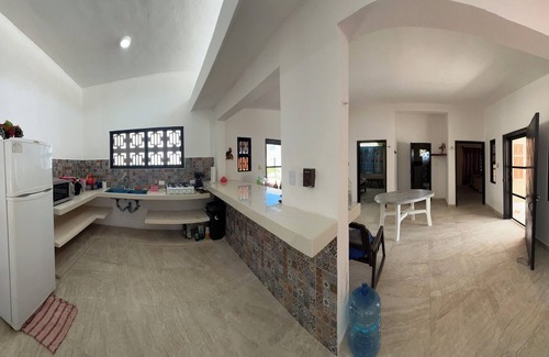 San Crisanto House | beachfront 3 bedroom house with terrace and pool in San Crisanto, Yucatán