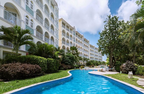 St. Lawrence Gap Apartment | Premier Beachfront Apt with Pool - Sapphire 401, 10/10 Rated