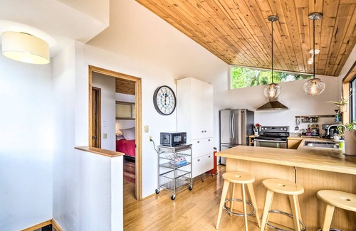 Lilliwaup House | Beachfront A-Frame with Ocean Views and Cozy Firepit