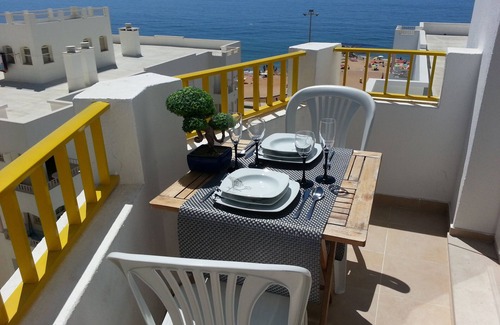 Cavacos Apartment | Oceanfront Apartment with Pool & Ocean View, Rated 10/10