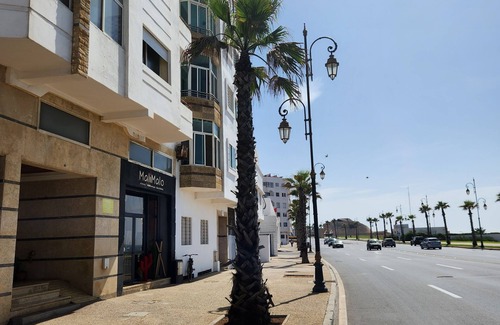 L'Ocean Apartment | Beachfront Apartment with WiFi Near Rabat's Best Sights