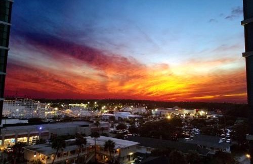 Downtown Myrtle Beach Apartment | Ocean Front Corner Unit with Private Pool & Hot Tub