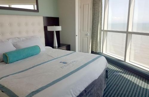 Downtown Myrtle Beach Apartment | Ocean Front Corner Unit with Private Pool & Hot Tub