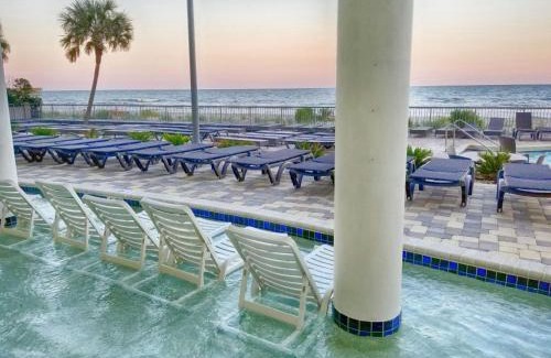Downtown Myrtle Beach Apartment | Ocean Front Corner Unit with Private Pool & Hot Tub