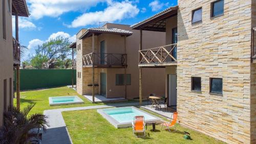 Barro Preto House | Beachfront Duplex #A9 with Ocean View in Barro Preto