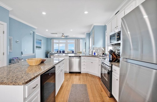 Wilmington Beach House | Beachfront Duplex with Ocean Views & Three Scenic Decks