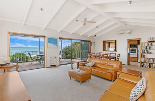 Port Fairy Apartment | Beachfront Haven with Elevated Ocean Views and Pool Access