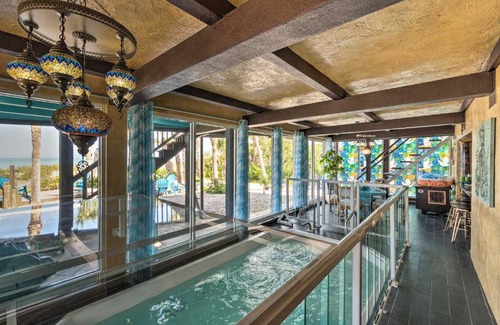 Englewood House | Beachfront Villa with Indoor Pool and Ocean Views