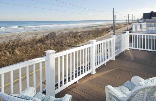 Waveland House | Beachfront House: Steps from the Shore with Ocean Views