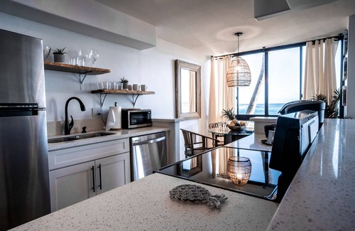 Poipu Condo | Oceanfront Kuhio Shores: Breathtaking Views Steps to Beach