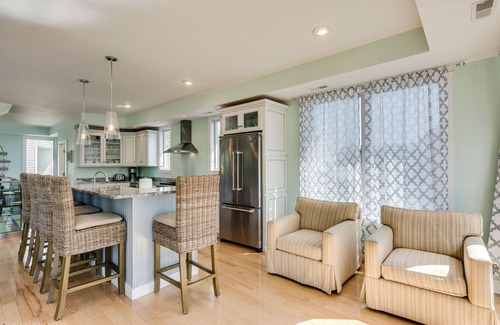 South Haven House | Oceanfront 6-Bedroom Home with Game Room and Firepit