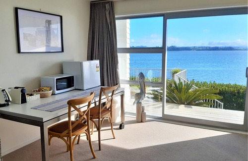 Clarks Beach Villa | Oceanfront Oasis with Pool and 10/10 Guest Rating