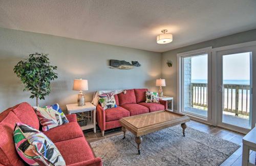 South Nags Head Apartment | Oceanfront Nags Head Condo with Private Balcony Awaits!