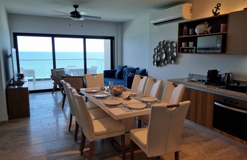 Yucatan Peninsula Apartment | Beachfront Oceanview Luxury Apartment (sleeps up to 8) Yucalpeten Resort Marina.