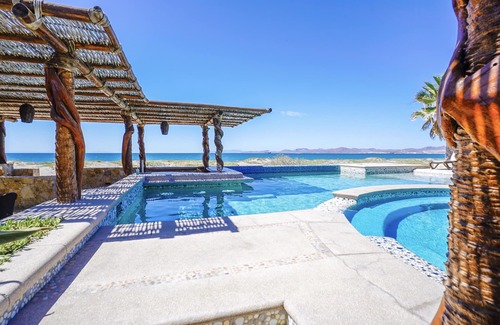 La Paz Villa | Oceanfront Getaway with Private Pool & Golf at Paraiso del Mar