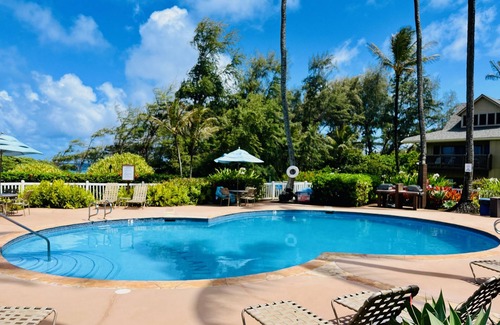 Lihue Condo | Beachfront Bliss: Steps to White Sand & Premier Amenities