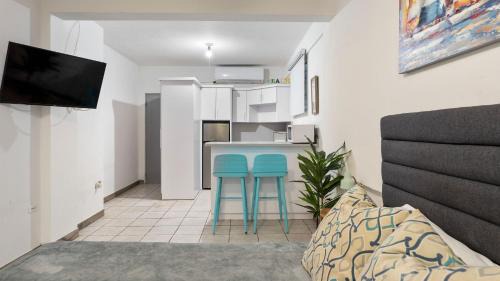 Asomante Apartment | Oceanfront Beach Studio in Aguada with Family Amenities